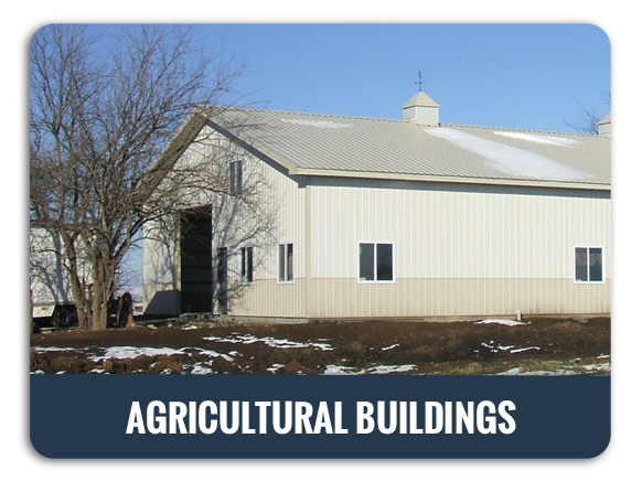 Steel Agriculture Buildings Button