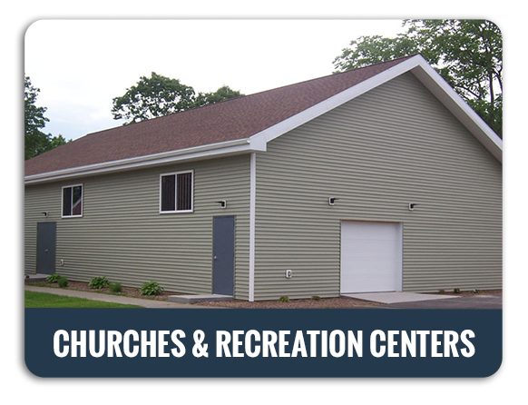 Steel Churches and Recreational Buildings Button