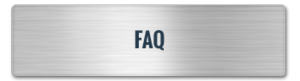A brushed metal rectangular button, reminiscent of a steel building assembly, features the text "FAQ" in bold, dark letters centered on it.