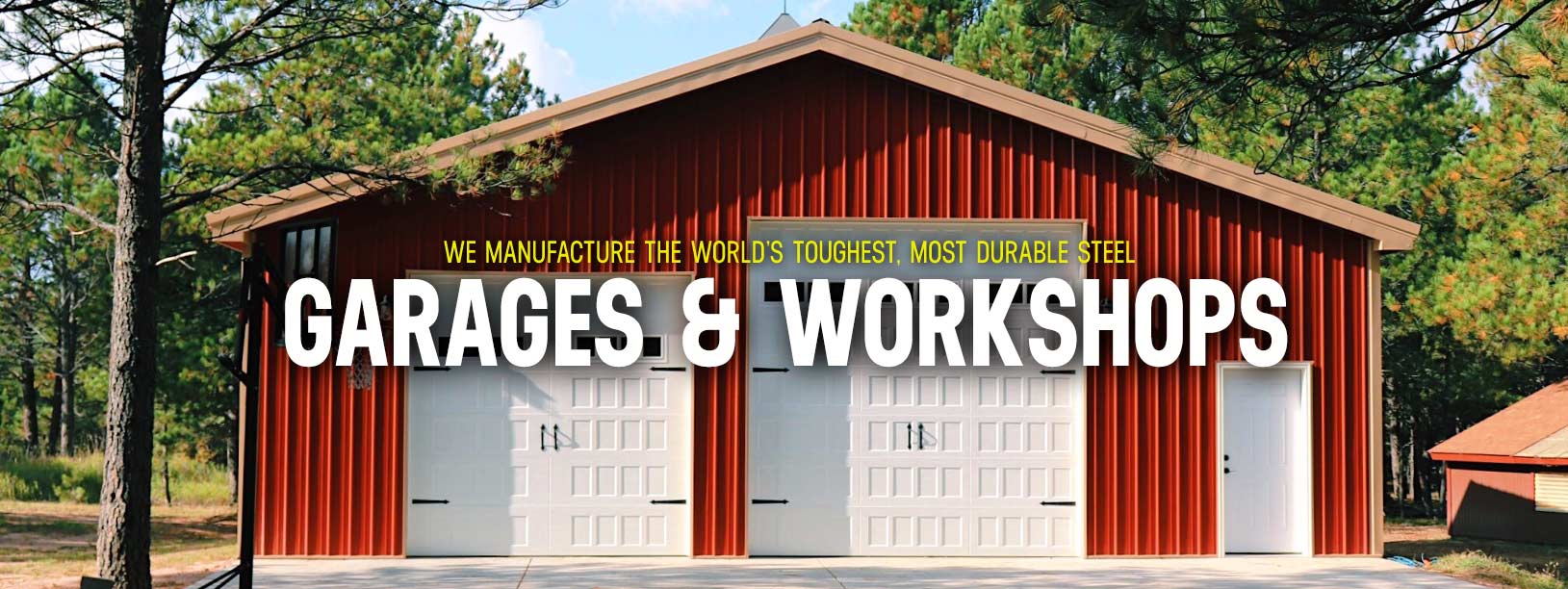 Custom Steel Garage & Workshop Kits - Worldwide Steel ...