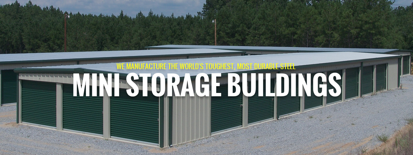 Mini Storage and Self Storage metal building kits. Let us help you start or expand your storage business with buildings that come with a 50 year warranty!