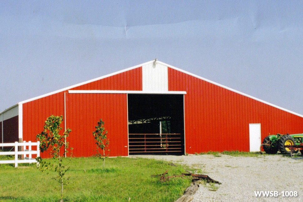 Steel building arena
