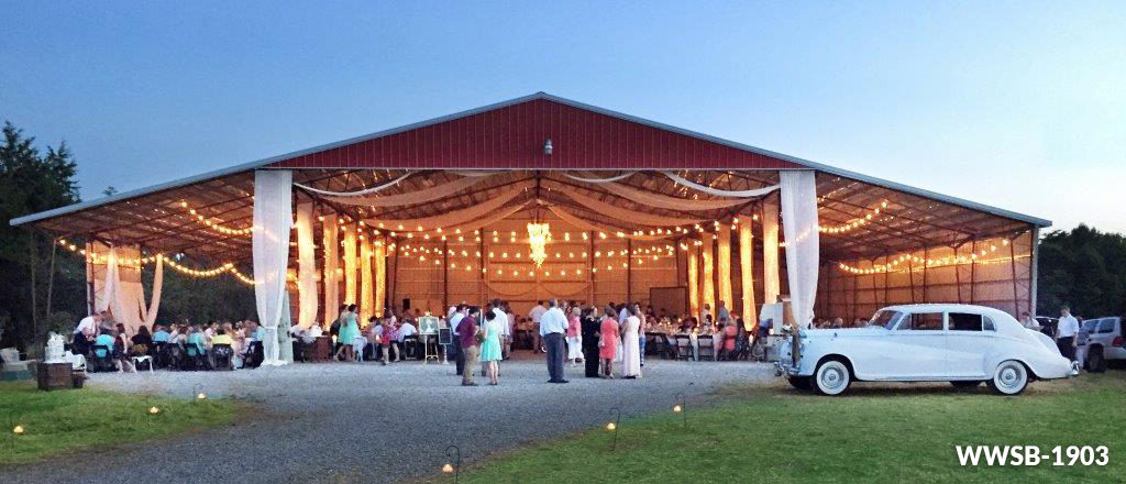 wedding in steel building