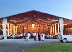 wedding in steel building