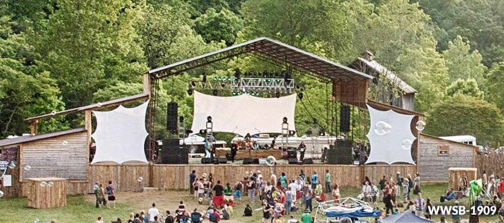 outdoor stage cover steel building