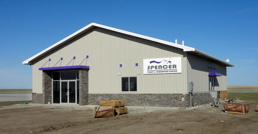 brick and siding on steel building