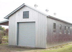 shiny finish for steel building