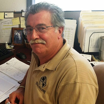 Jim Beckerdite, building consultant for Worldwide Steel Buildings in Peculiar, MO for custom designed steel building kits.