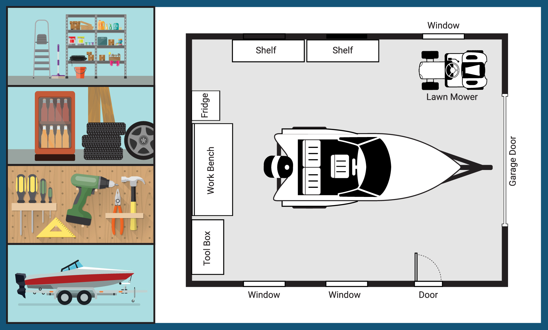 layout for garage steel building kit