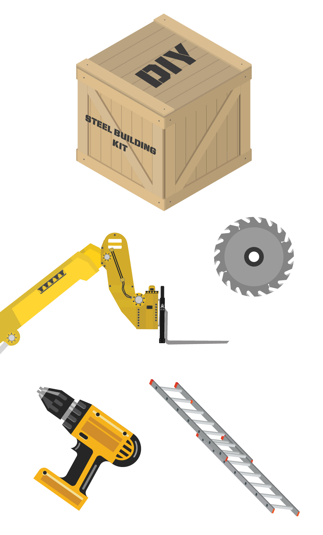 tools needed for steel building kit
