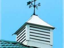 Improve ventilation in your workshop, garage, barn, or other metal building by adding a cupola.