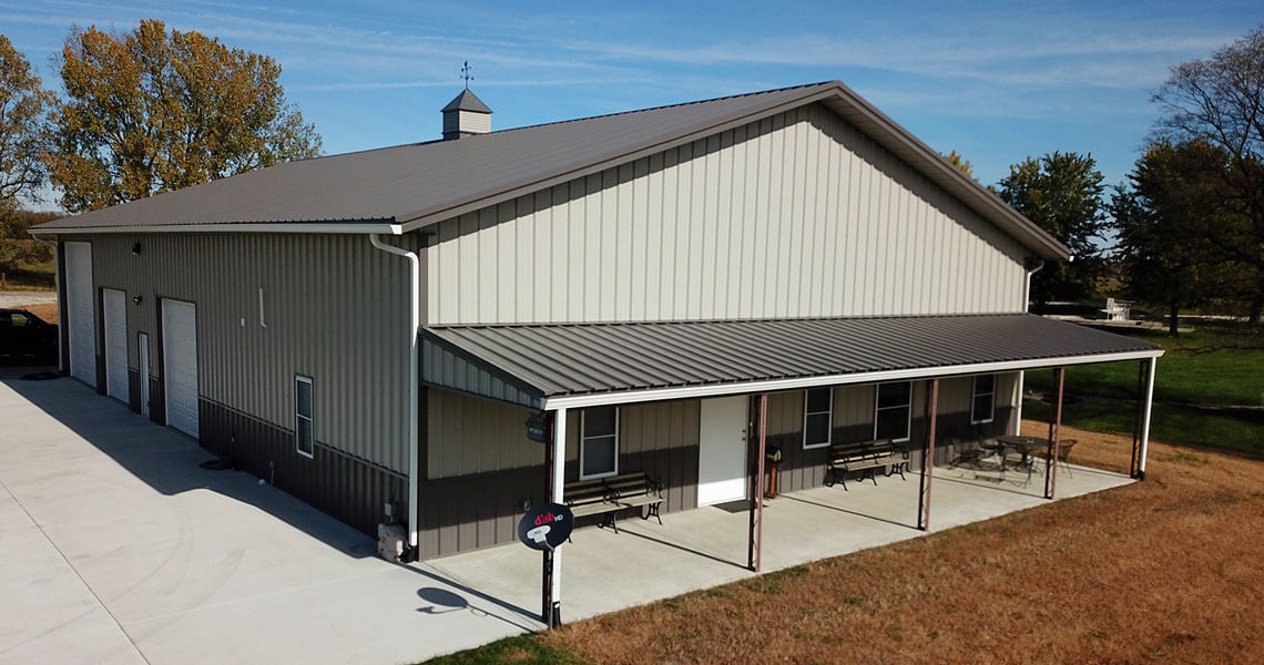 Steel buildings from Worldwide Steel Buildings can be designed for barndominiums, workshop kits, garage kits, and more.