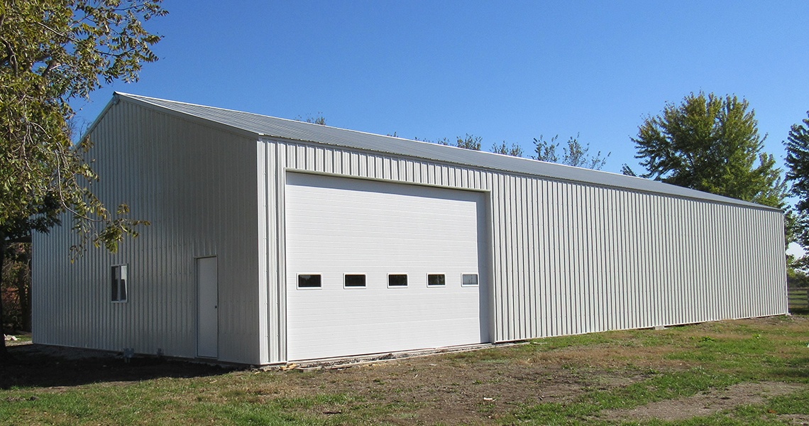 Metal barn kits and steel buildings custom designed by Worldwide Steel Buildings.