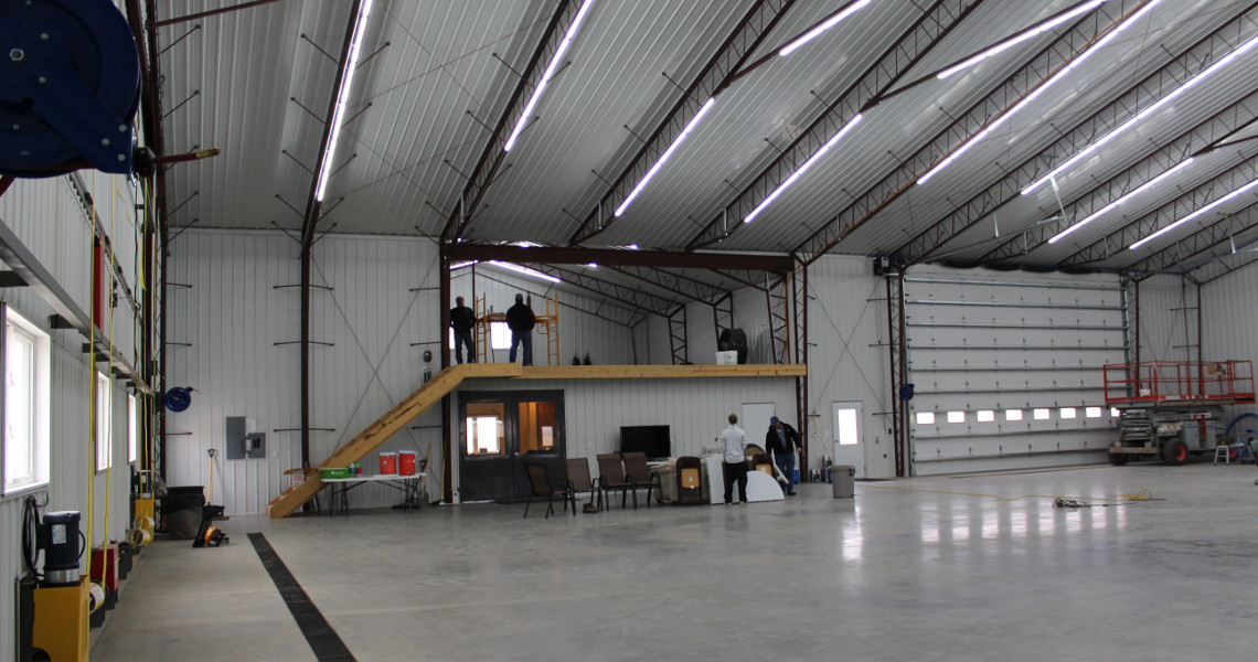 Perry Kansas custom steel dream shop from Worldwide Steel Buildings