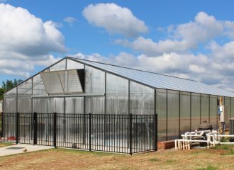 New Steel Greenhouse Made By Worldwide Steel Buildings