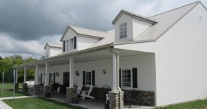 Worldwide Steel Buildings designed this steel building for the Peculiar Winery.