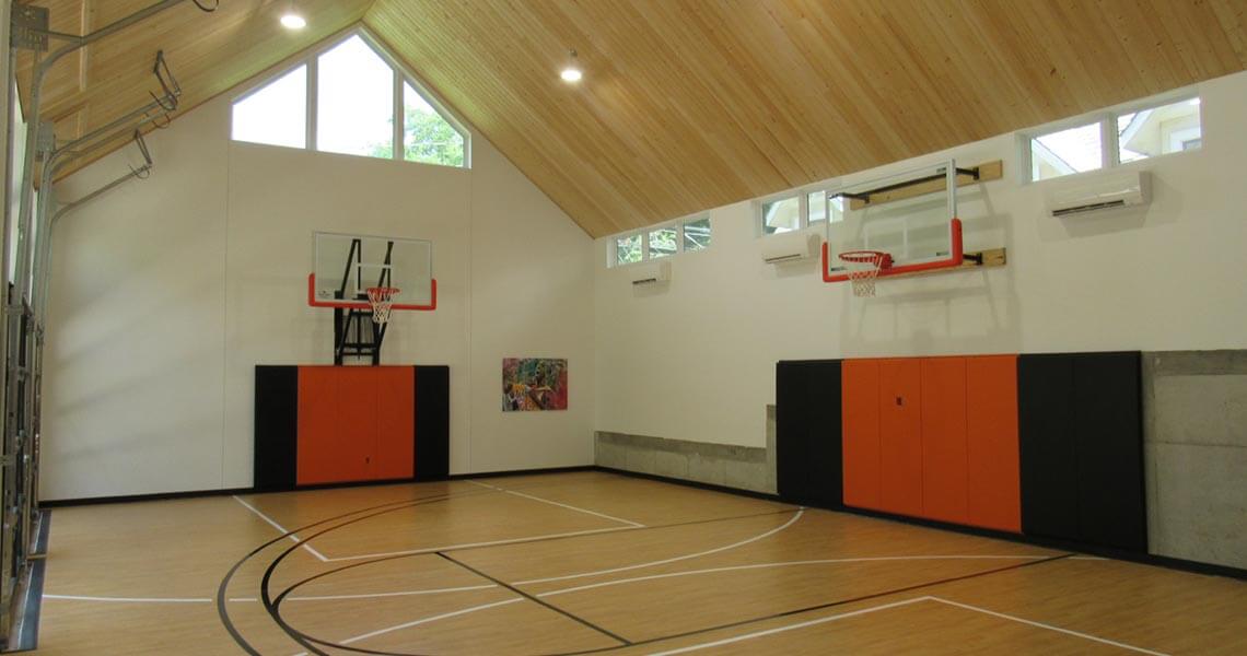 Basketball Pool House indoor court