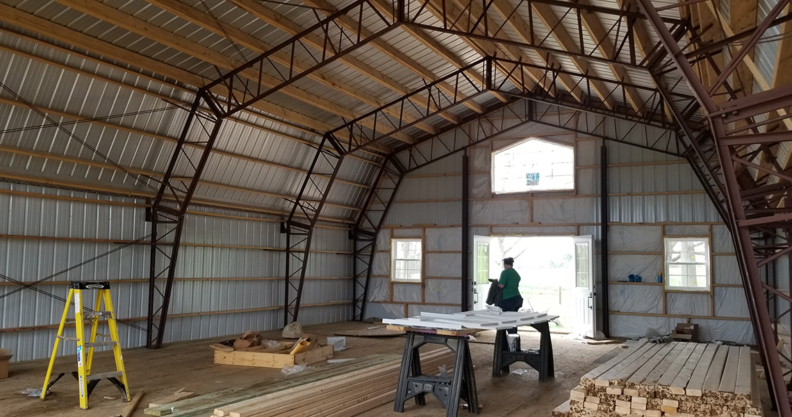 Gambrel Forever Home interior