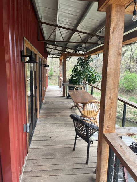 Side Patio View, Front-to-Back