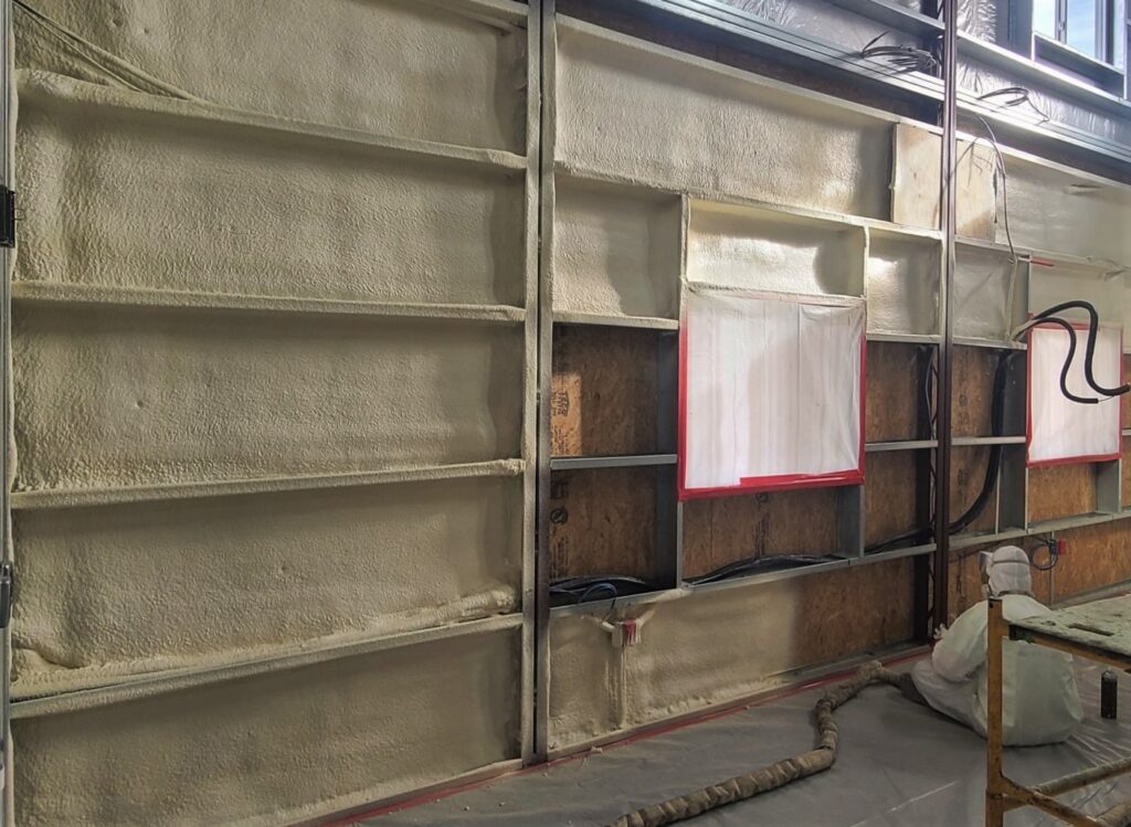 Spray Foam Insulation Installation