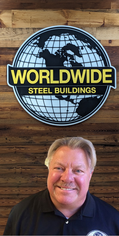 Worldwide Steel Buildings consultant John Turner in the Plymouth, MN, office can help you build a custom steel building to meet your needs.