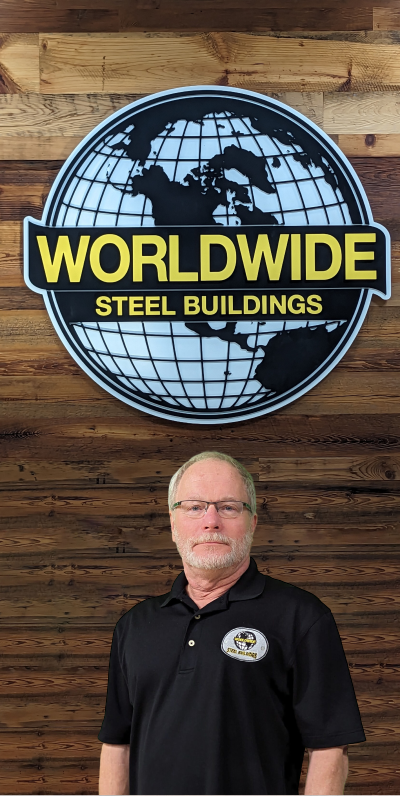 Building consultant for Worldwide Steel Buildings in Plymouth, MN, Pat Yentzer is available to help you get the best custom steel building for your money.