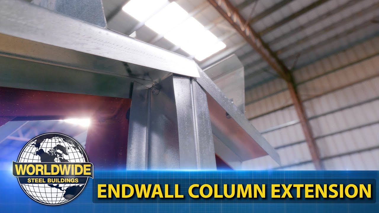 Install Endwall Column Extension